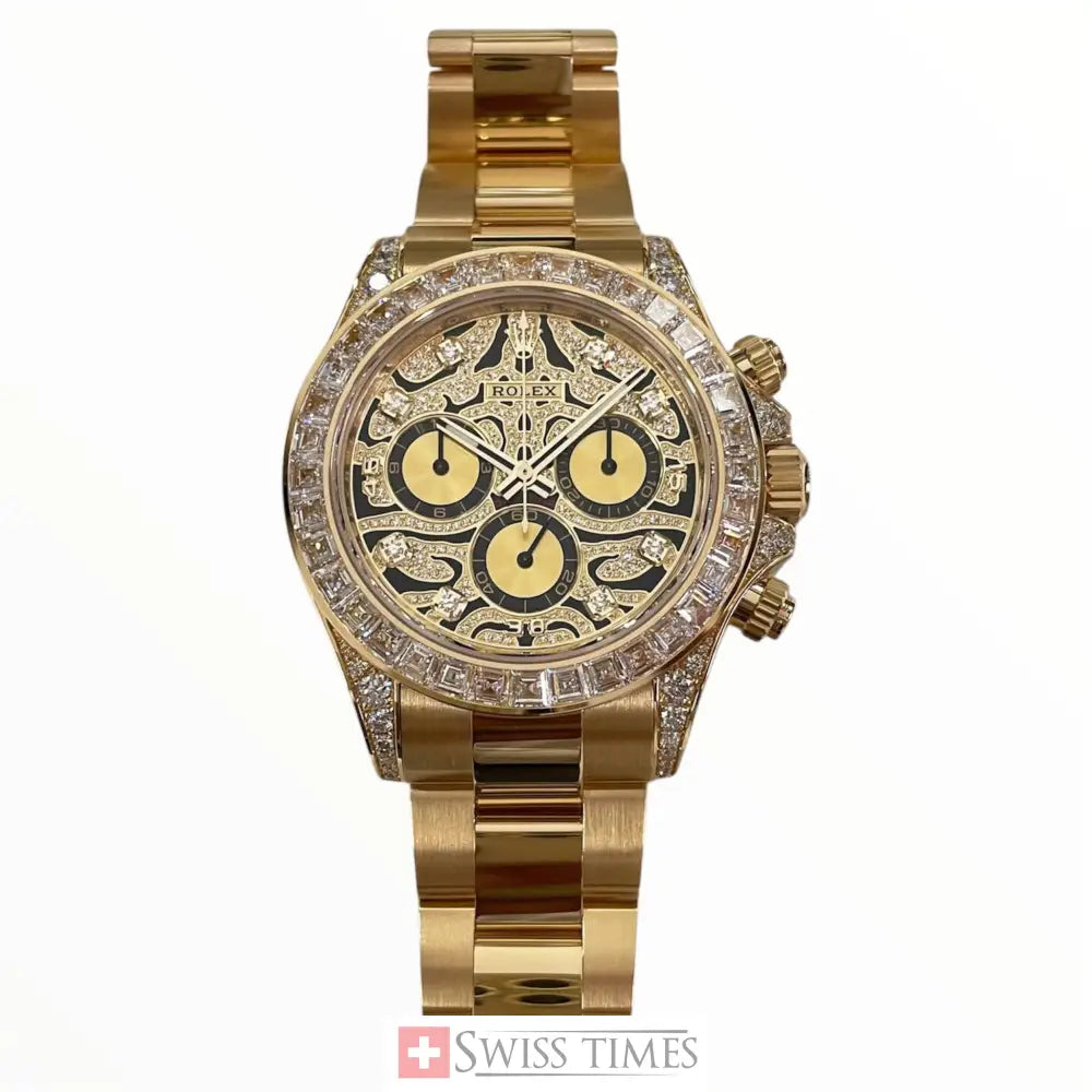 Eye Of Tiger Yellow Gold 40mm