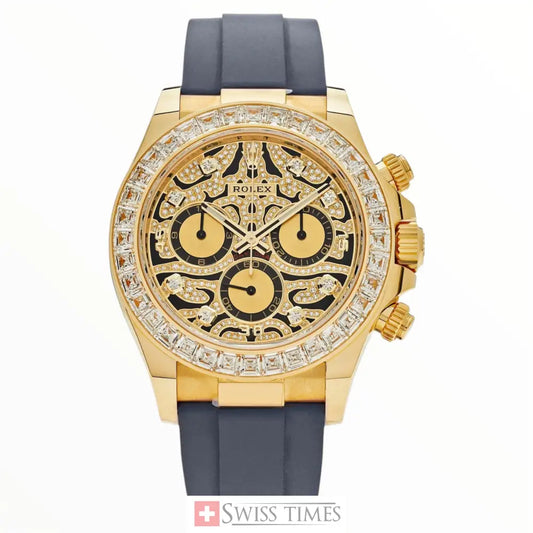 Eye Of Tiger Yellow Gold OysterFlex 40mm