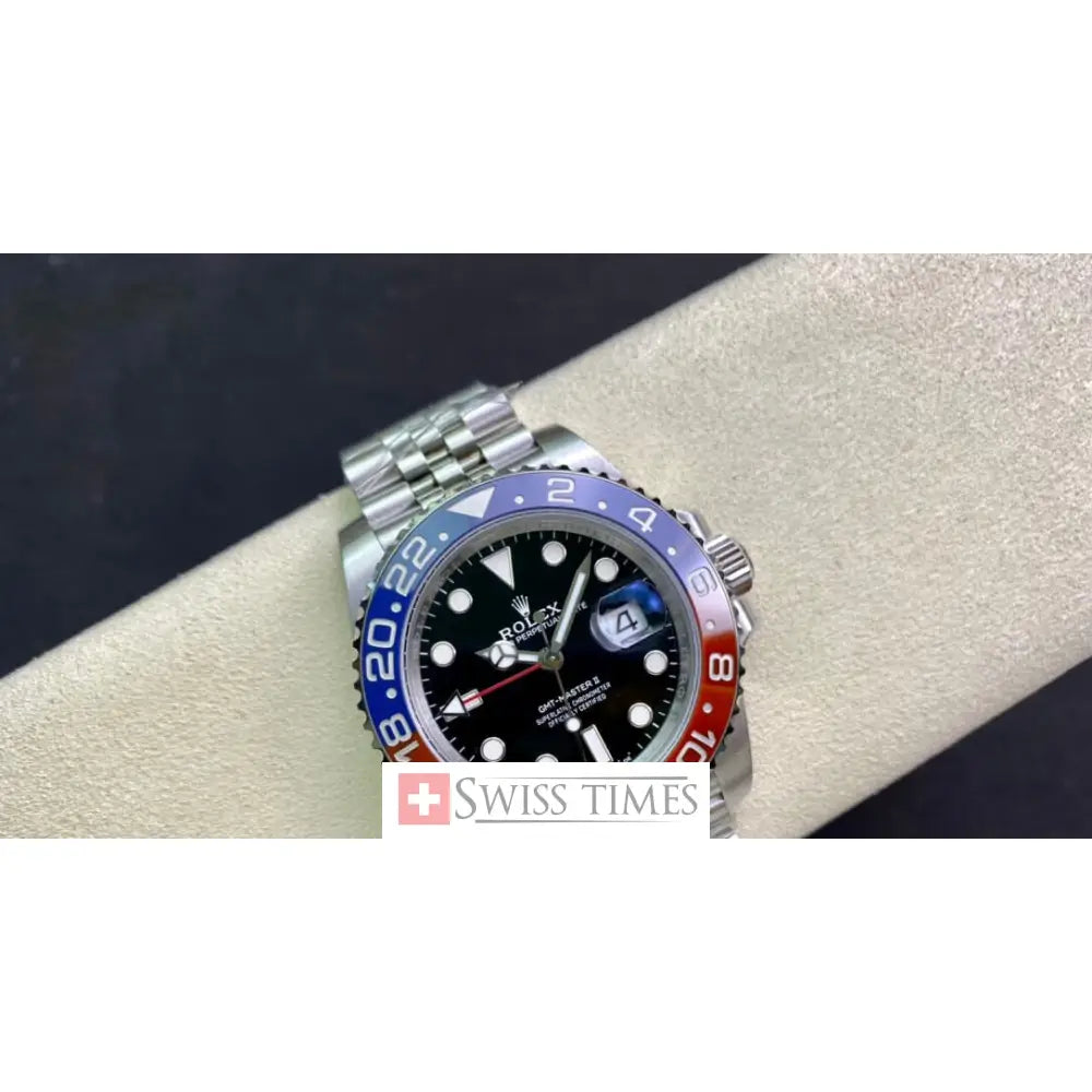 Gmt-Master II Pepsi Black Dial Jubilee