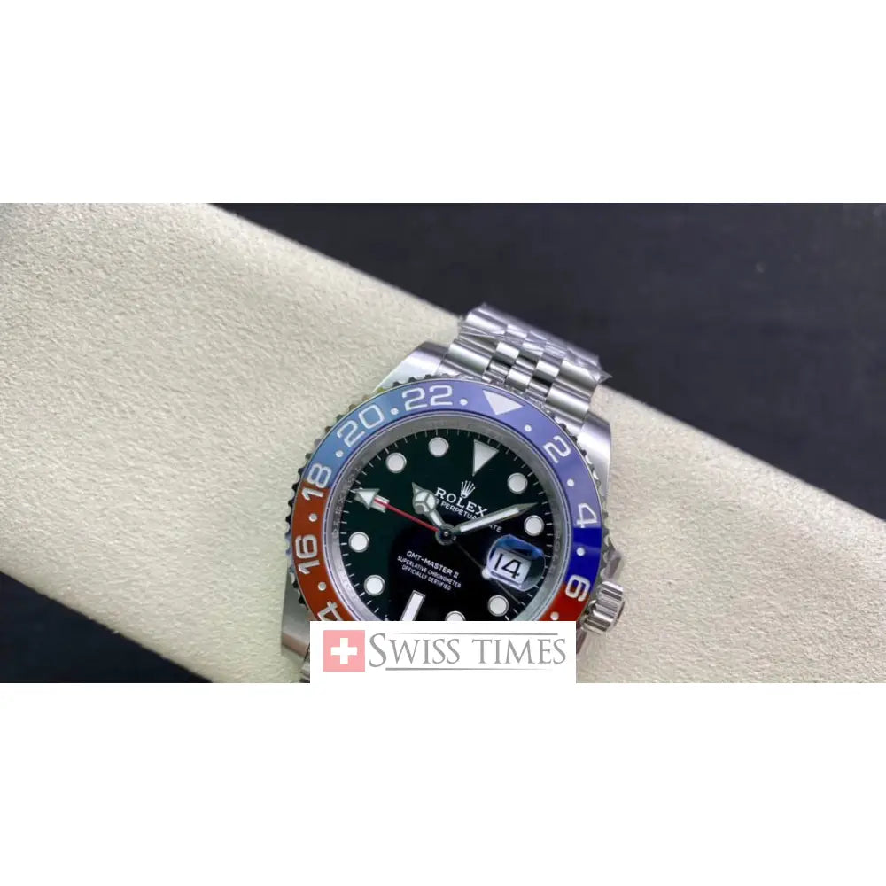 Gmt-Master II Pepsi Black Dial Jubilee