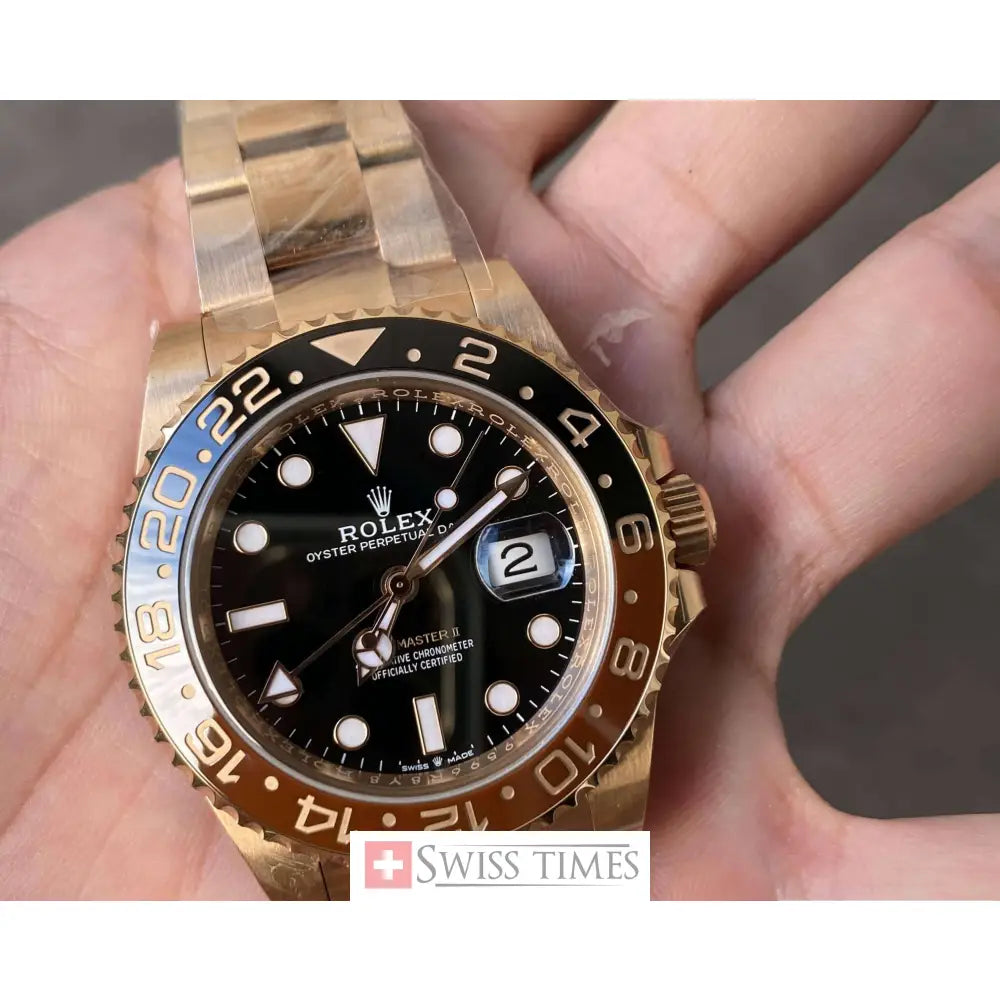 Gmt-Master II Rootbeer Black Dial