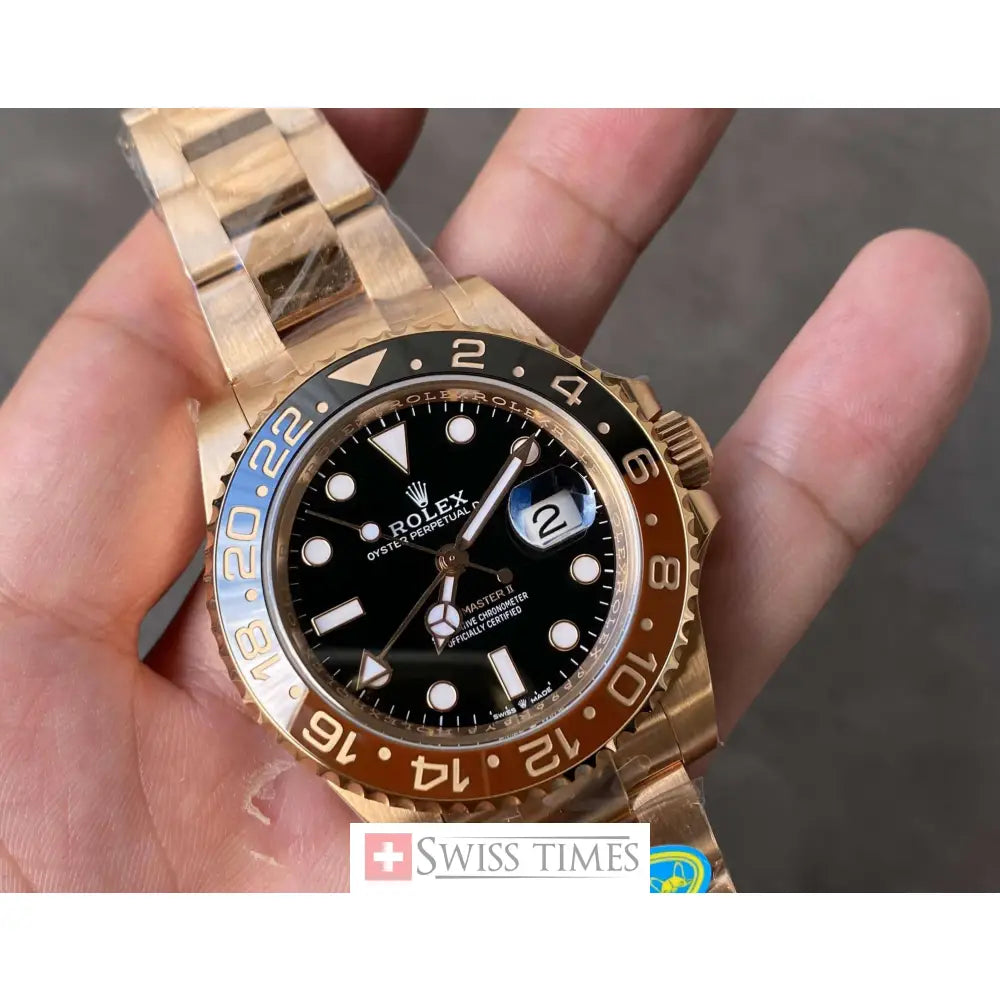 Gmt-Master II Rootbeer Black Dial