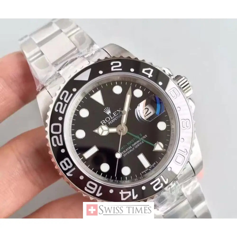 Gmt-Master II Steel Black Dial