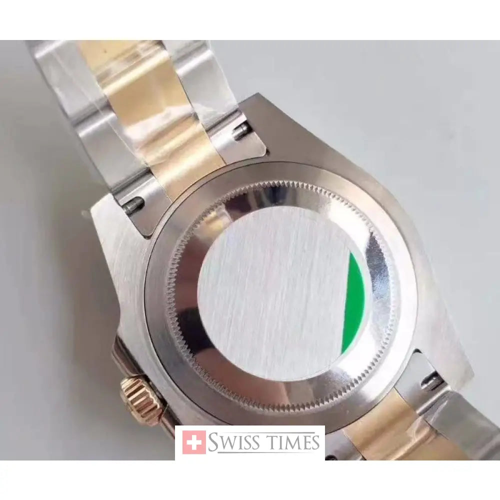 Gmt-Master II Two Tone Yellow Gold Black Dial