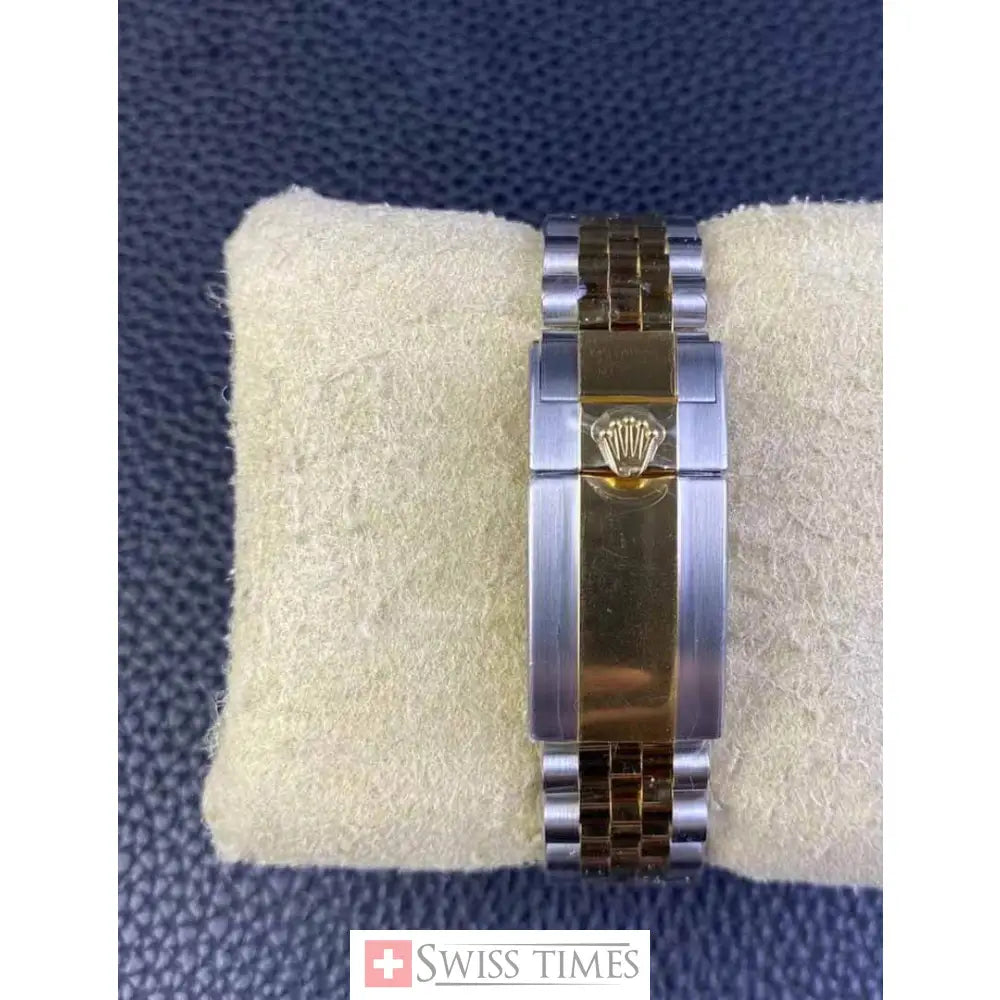 Gmt-Master II Two Tone Yellow Gold Black Dial Jubilee