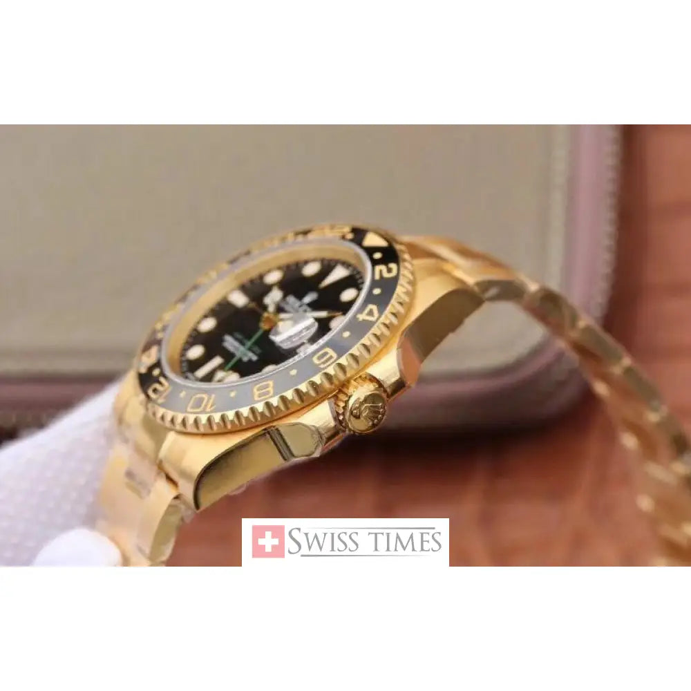 Gmt-Master II Yellow Gold Black Dial