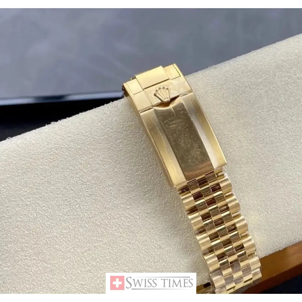 Gmt-Master II Yellow Gold Black Dial Jubilee