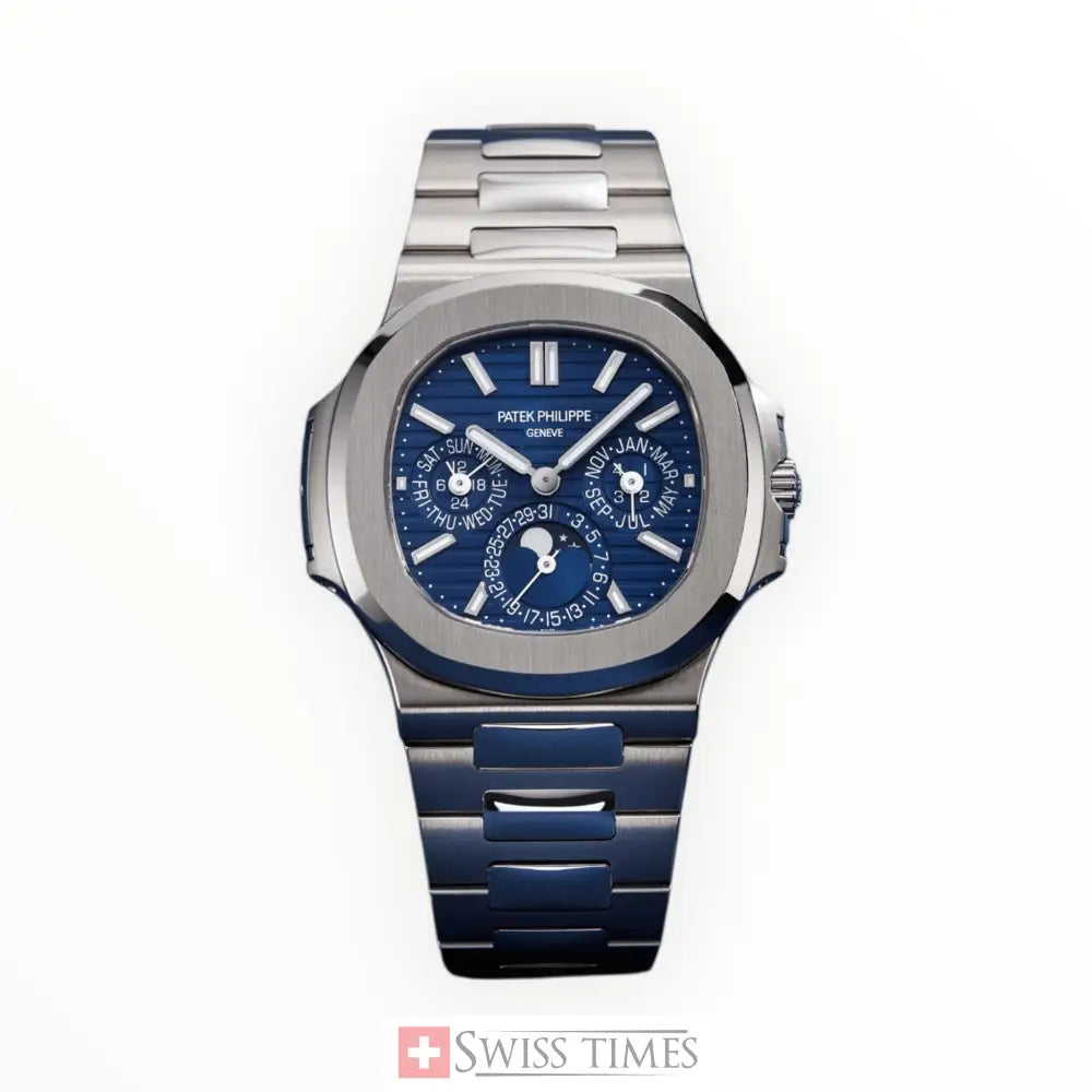 Nautilus Automatic Blue Dial Calendar Stainless Steel 40.5mm