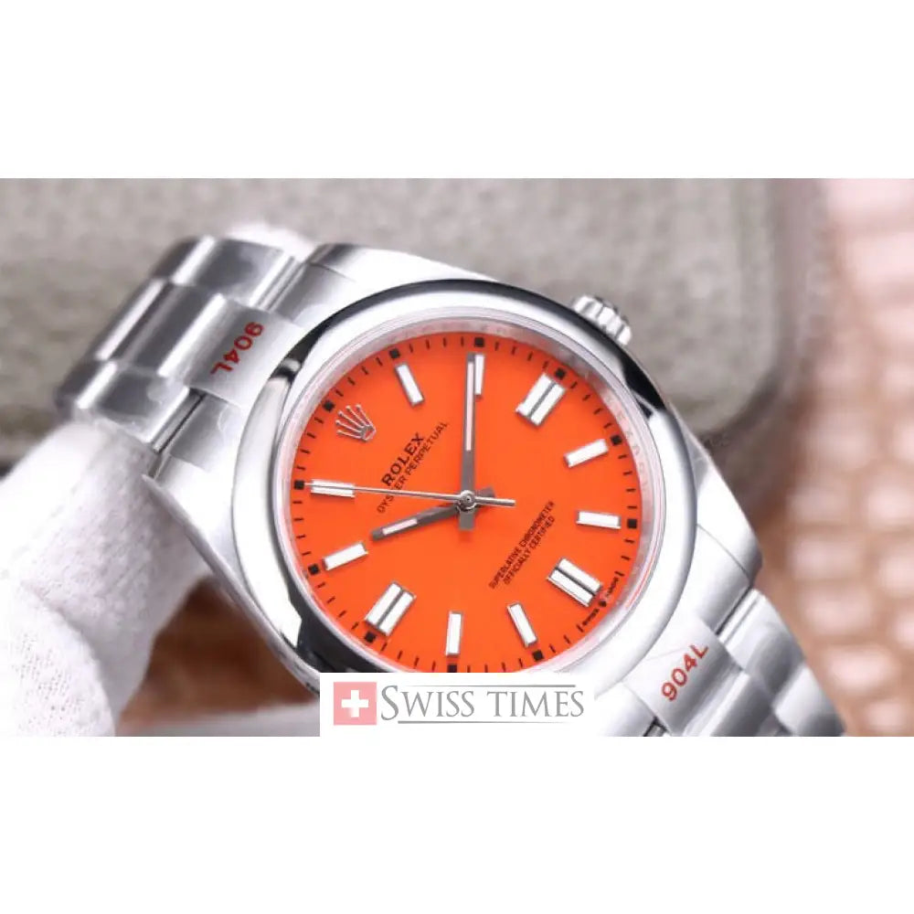 Oyster Perpetual 41mm Coral Red Dial