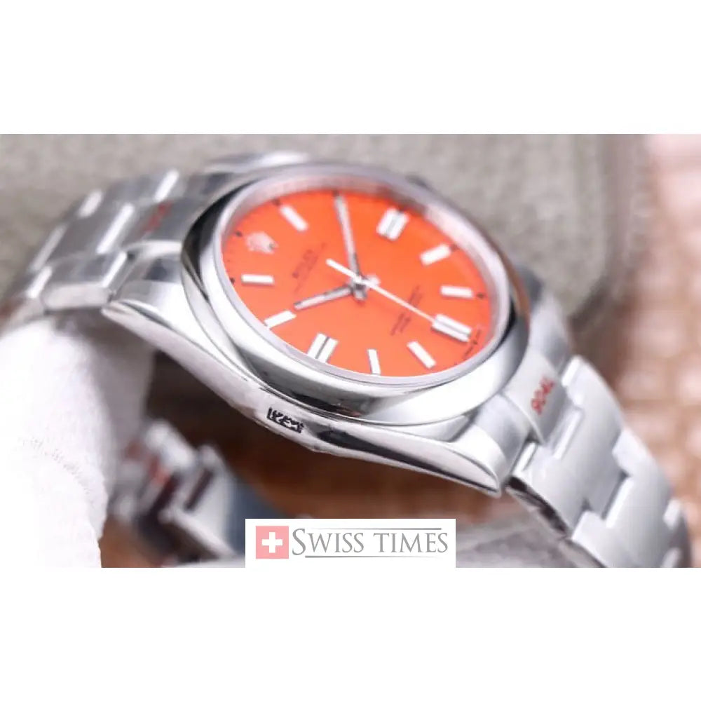 Oyster Perpetual 41mm Coral Red Dial
