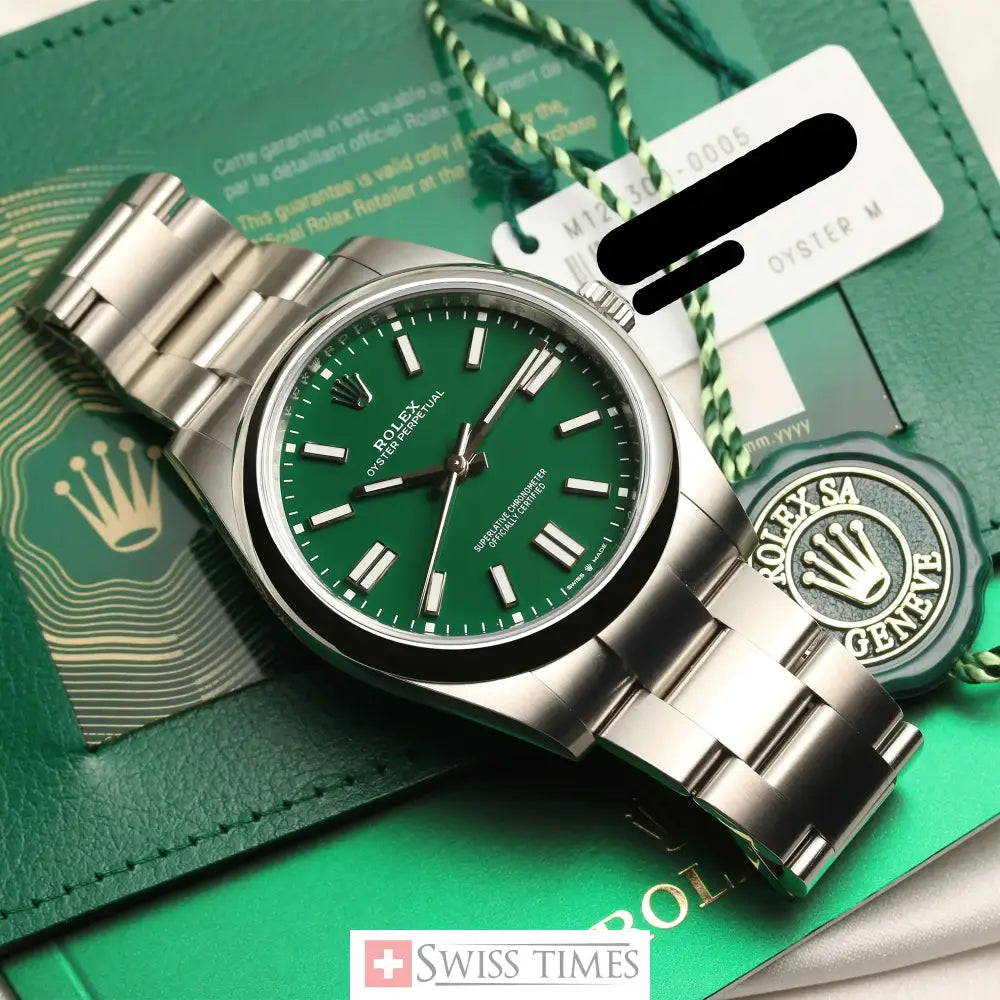 Oyster Perpetual 41mm Green Dial