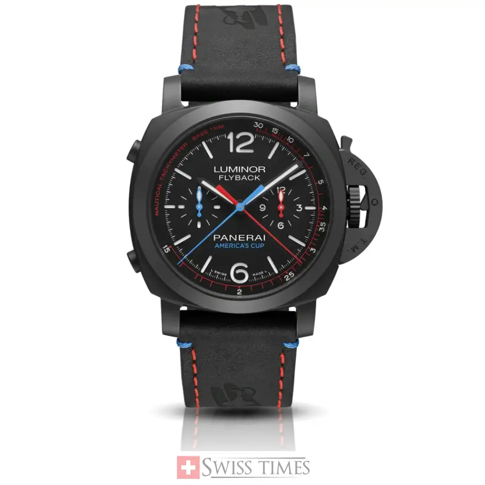 Panerai Luminor Marina 1950 Americas’ Cup Flyback Acciaio Watch 44mm