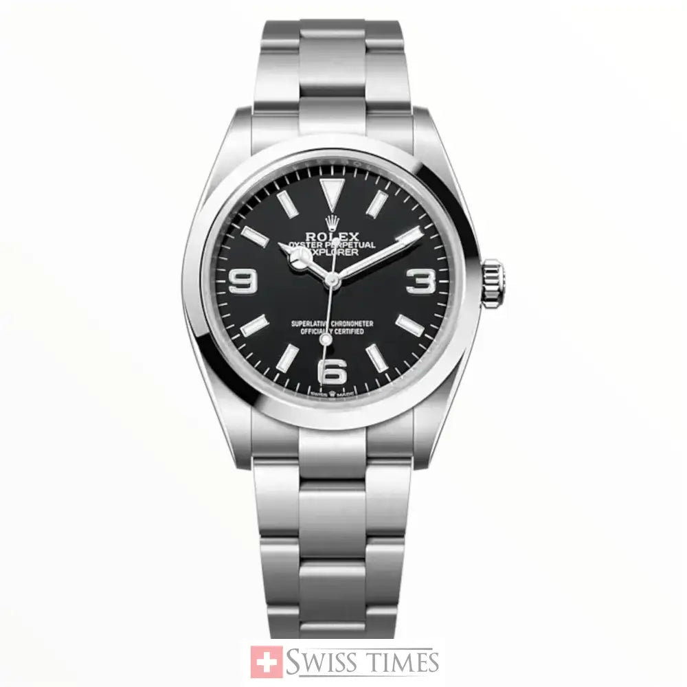 Rolex Explorer Black Dial 36mm