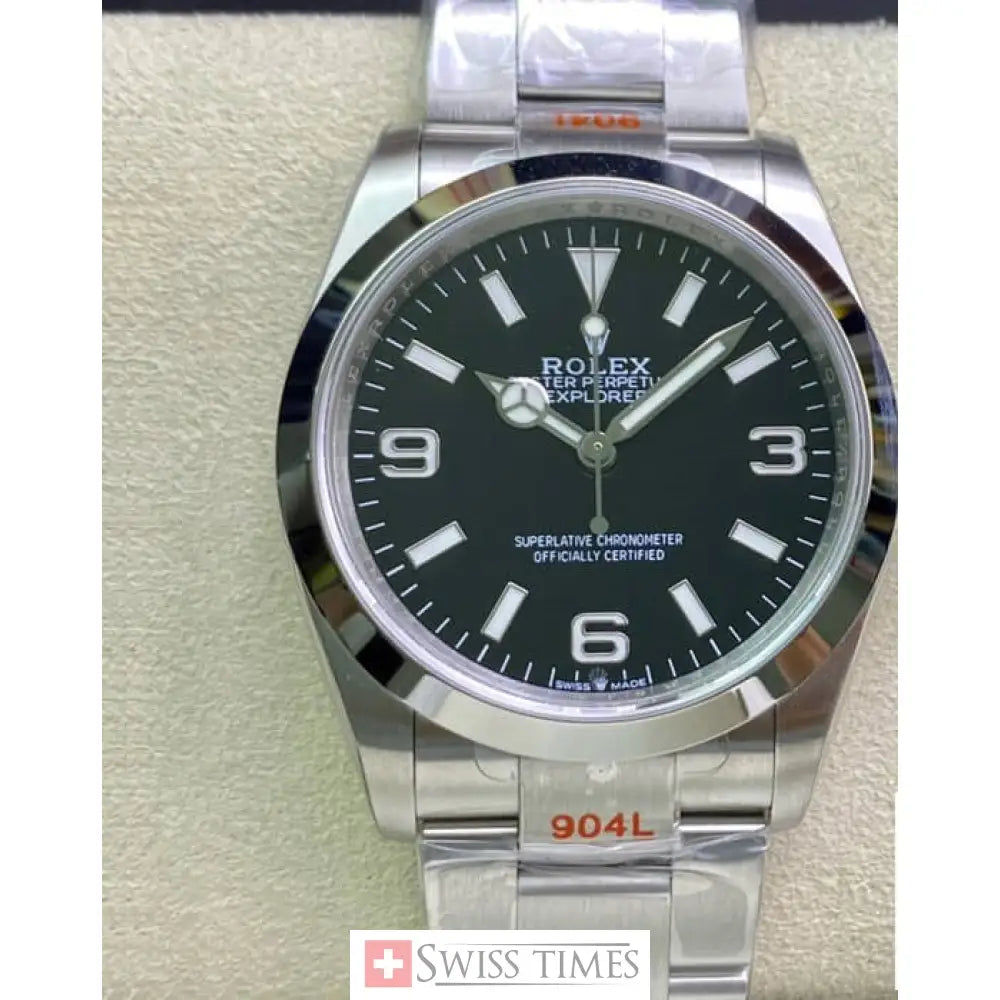 Rolex Explorer Black Dial 36mm