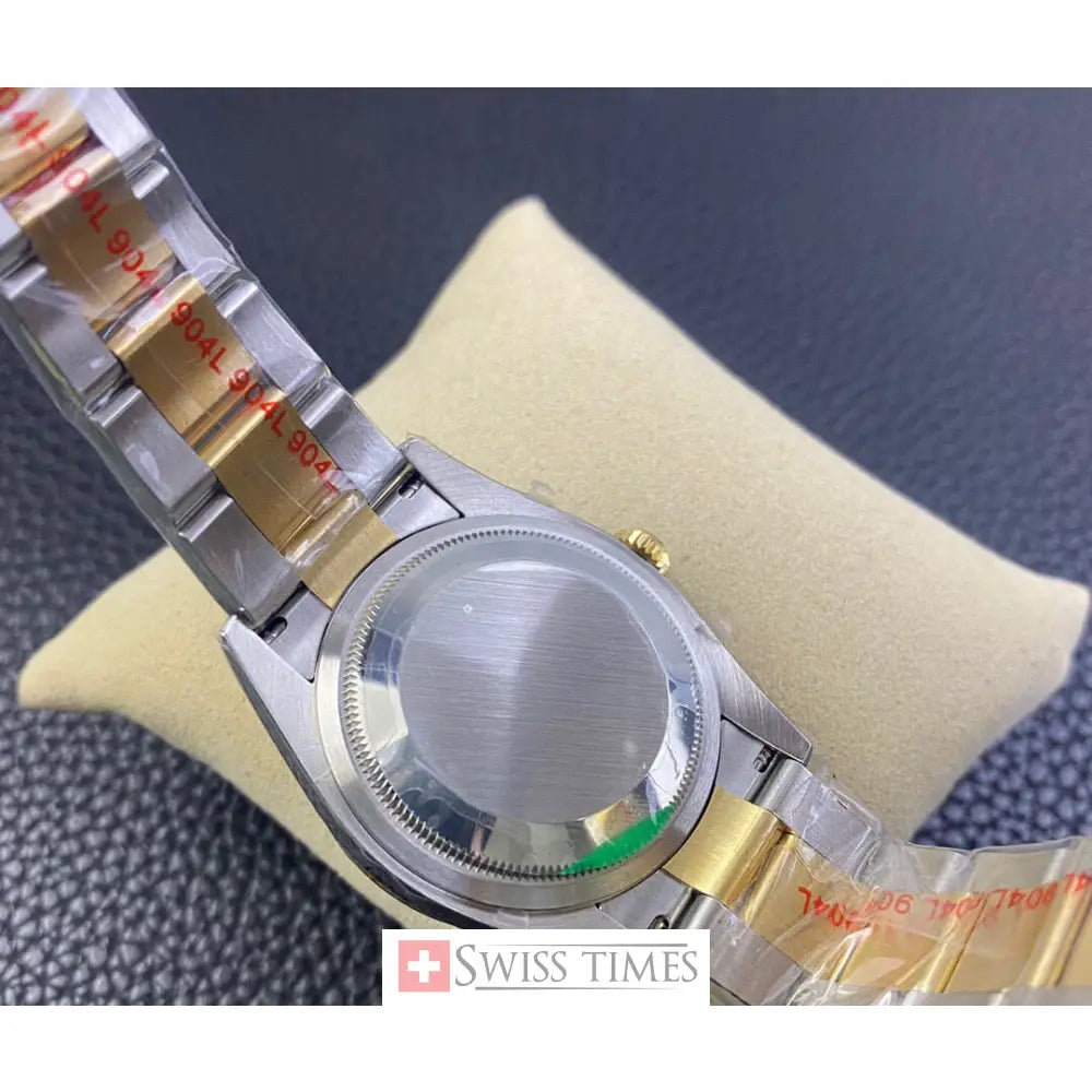 Rolex Explorer Two Tone Black Dial 36mm