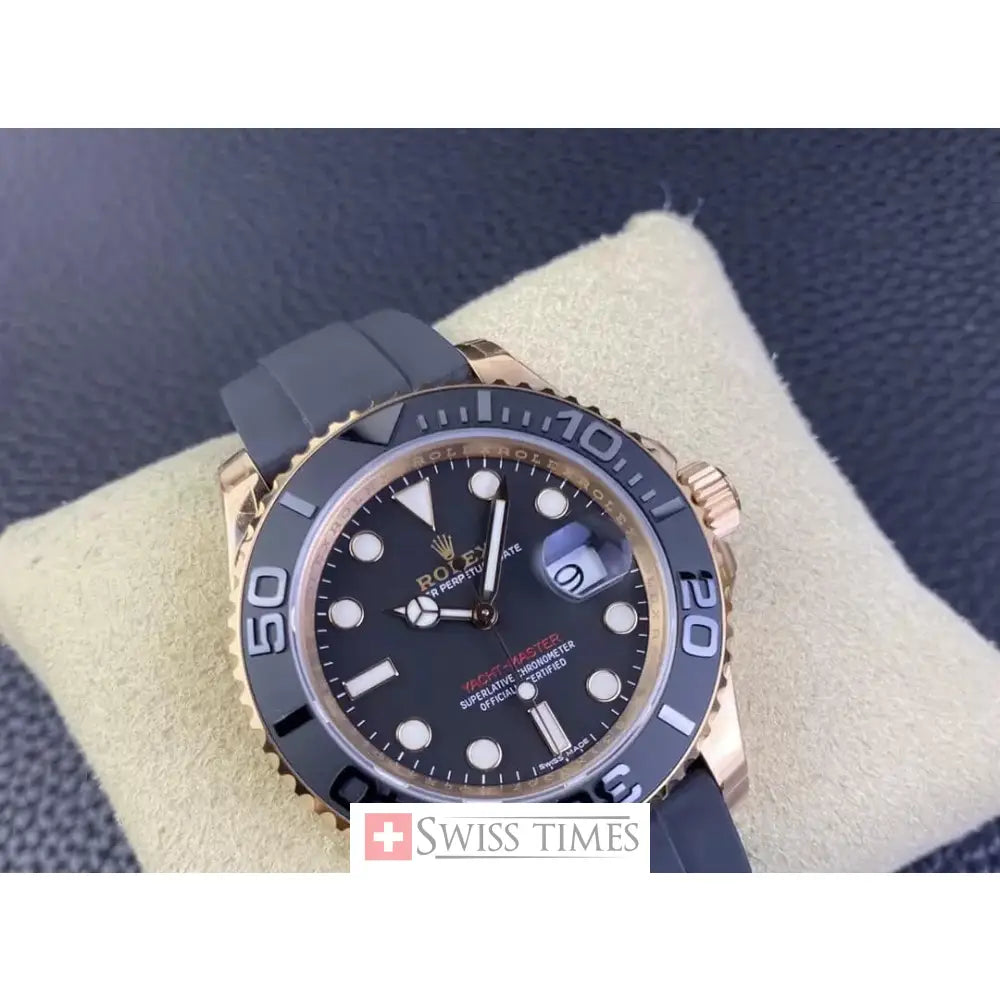 Rolex Yacht-Master 40 Everose Gold OysterFlex