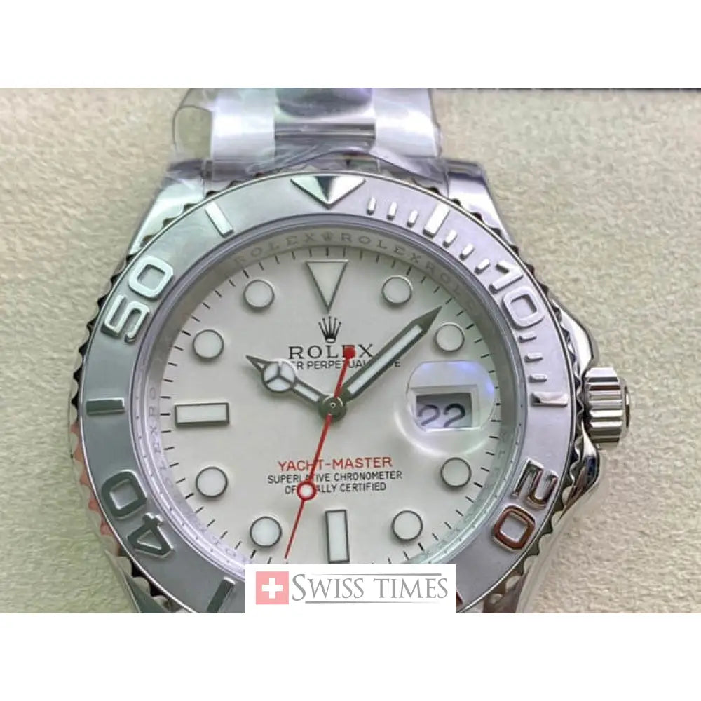 Rolex Yacht-Master 40 Platinum Dial