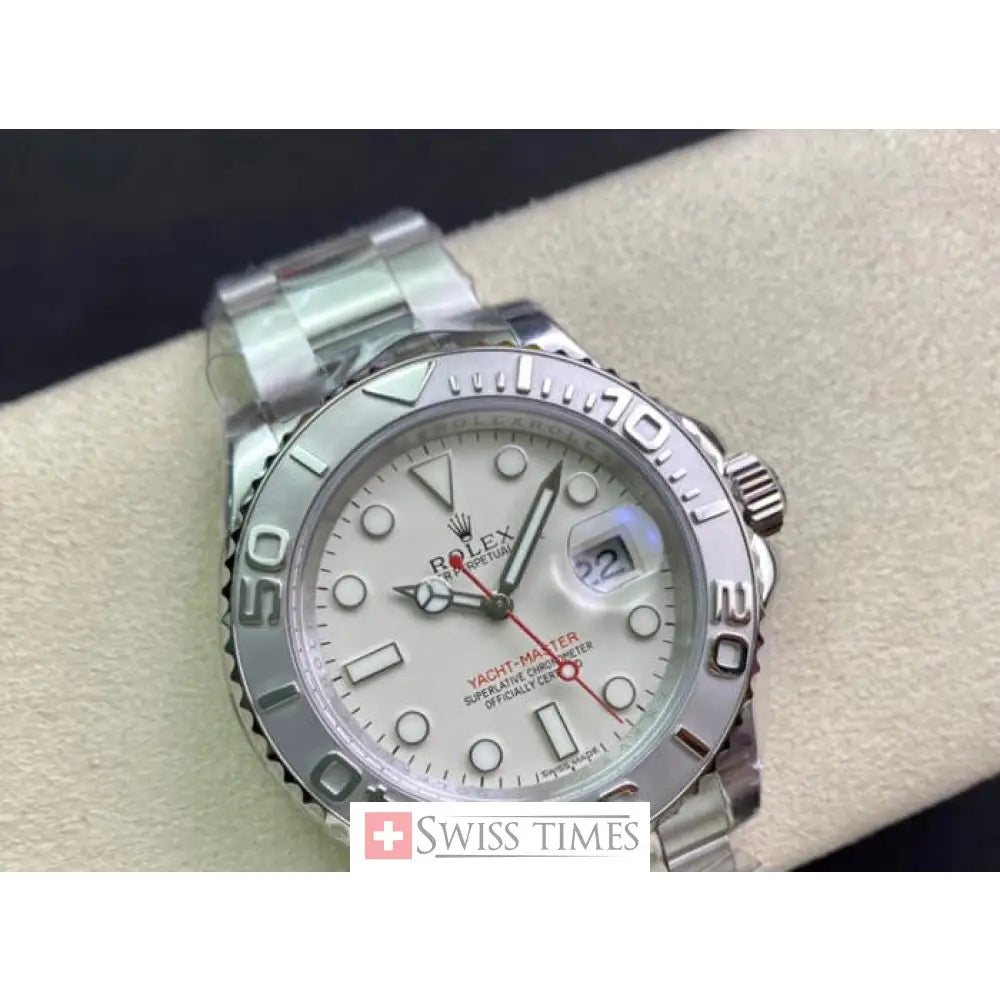 Rolex Yacht-Master 40 Platinum Dial