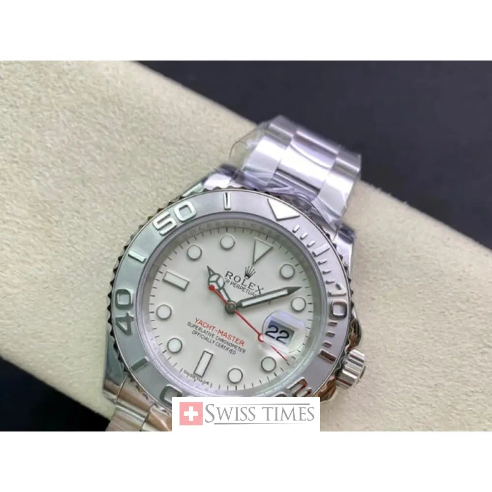 Rolex Yacht-Master 40 Platinum Dial