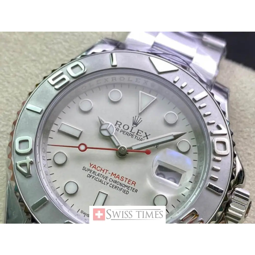 Rolex Yacht-Master 40 Platinum Dial