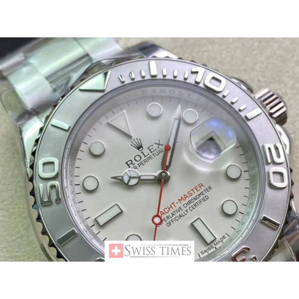 Rolex Yacht-Master 40 Platinum Dial