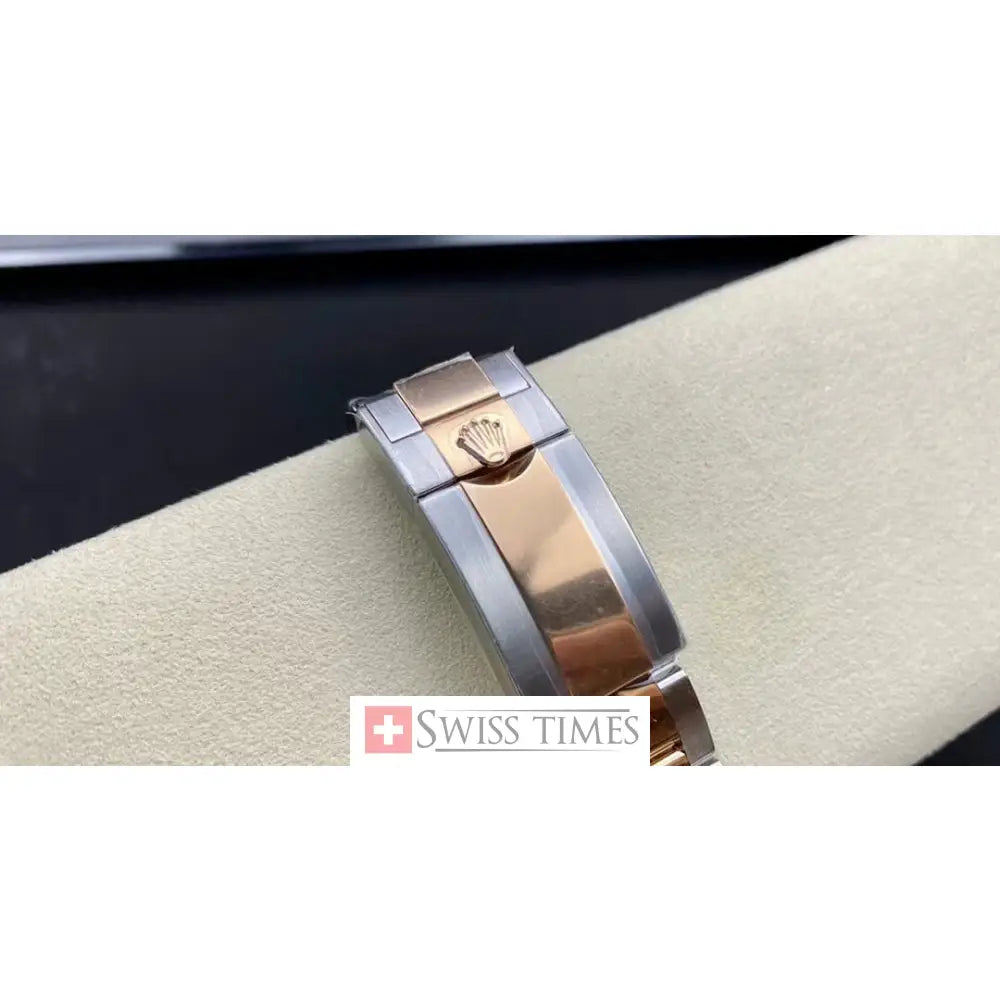 Rolex Yacht-Master 40 Two Tone Pink Gold Chocolate Dial