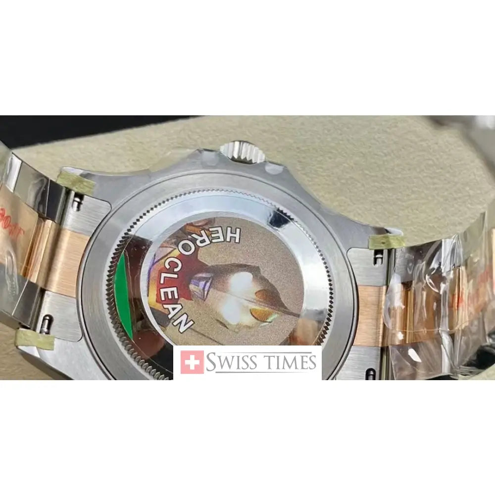 Rolex Yacht-Master 40 Two Tone Pink Gold Chocolate Dial