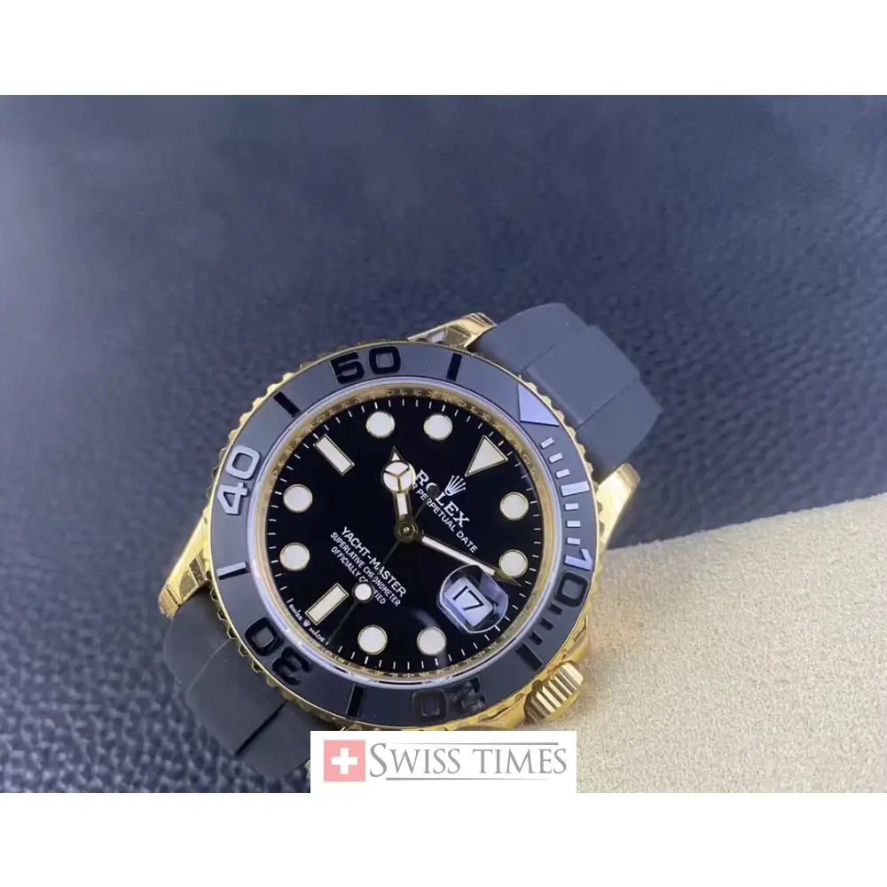 Rolex Yacht-Master 42MM Yellow Gold OysterFlex