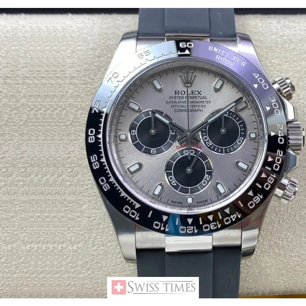 Steel Grey Dial OysterFlex Strap