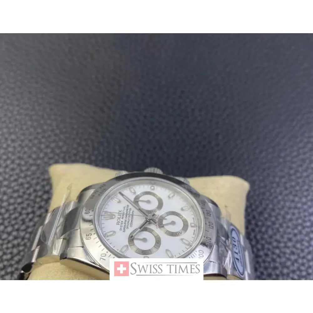 Steel White Dial