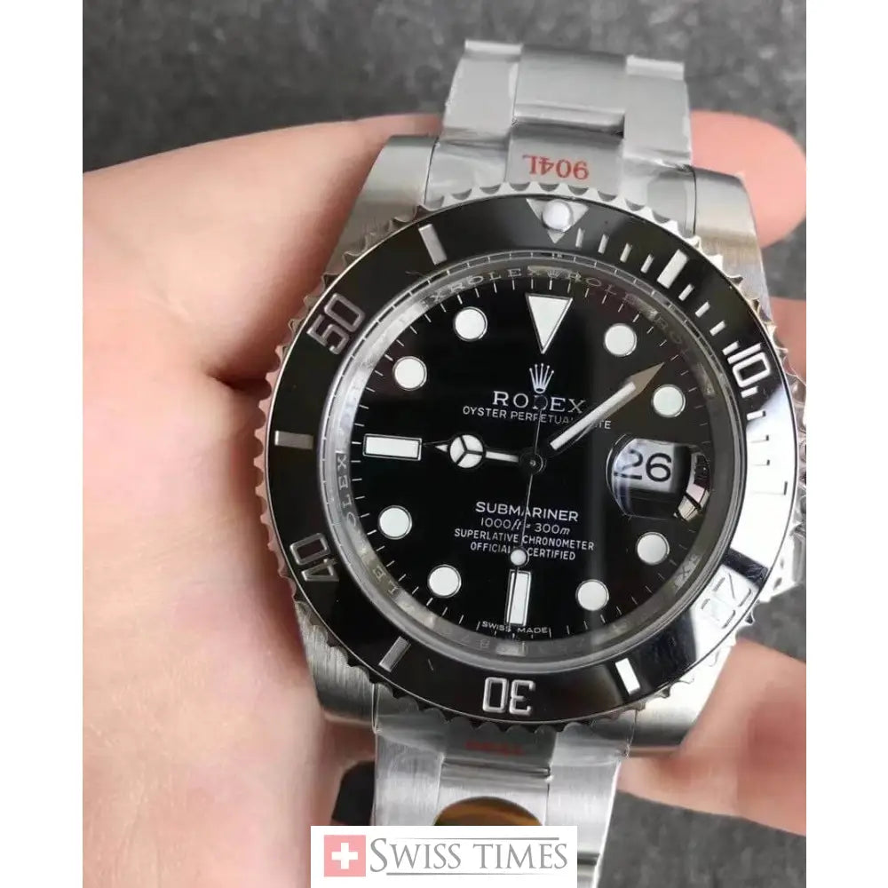 Sub Date SS Black Ceramic Bezel