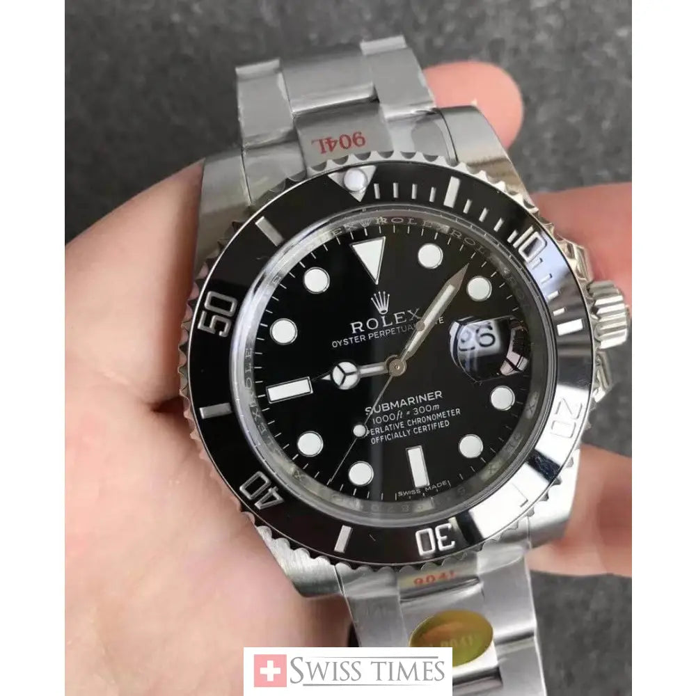Sub Date SS Black Ceramic Bezel