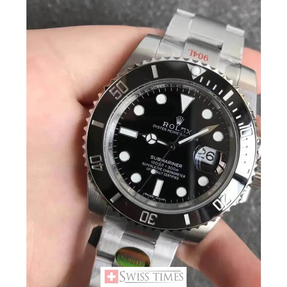 Sub Date SS Black Ceramic Bezel