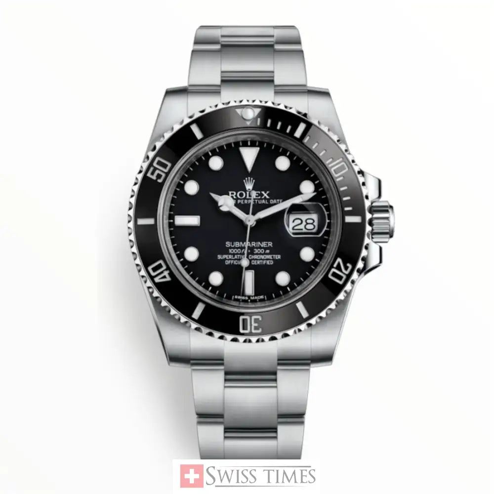 Sub Date SS Black Ceramic Bezel