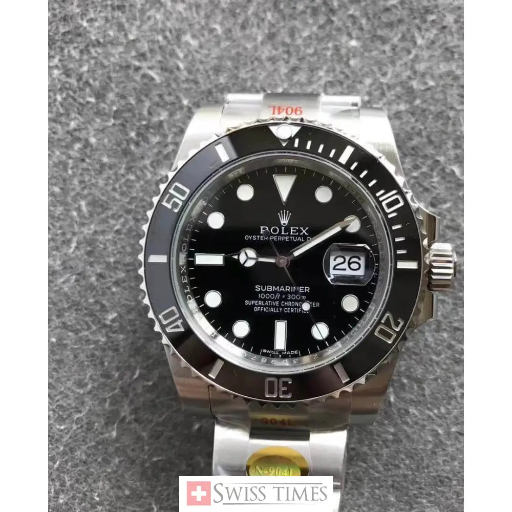 Sub Date SS Black Ceramic Bezel