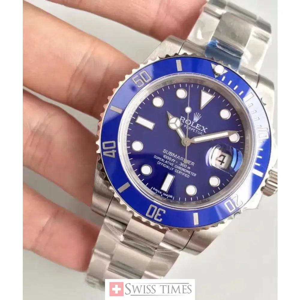 Sub Date SS Blue Ceramic Bezel