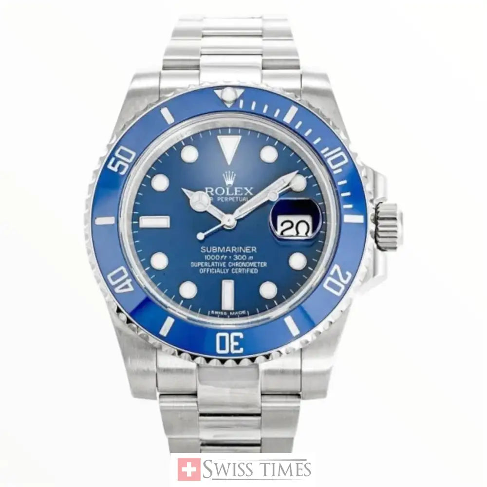 Sub Date SS Blue Ceramic Bezel