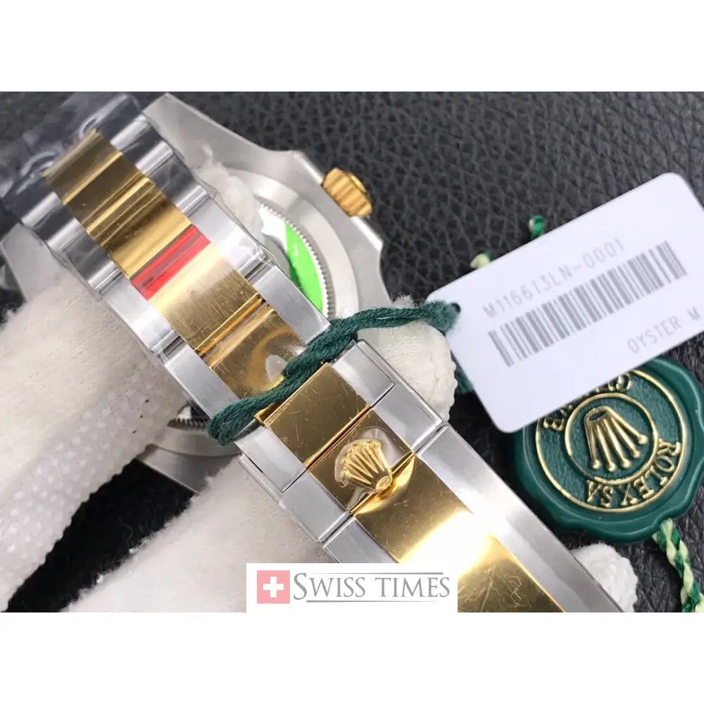 Sub Date TwoTone Yellow Gold Blue Dial