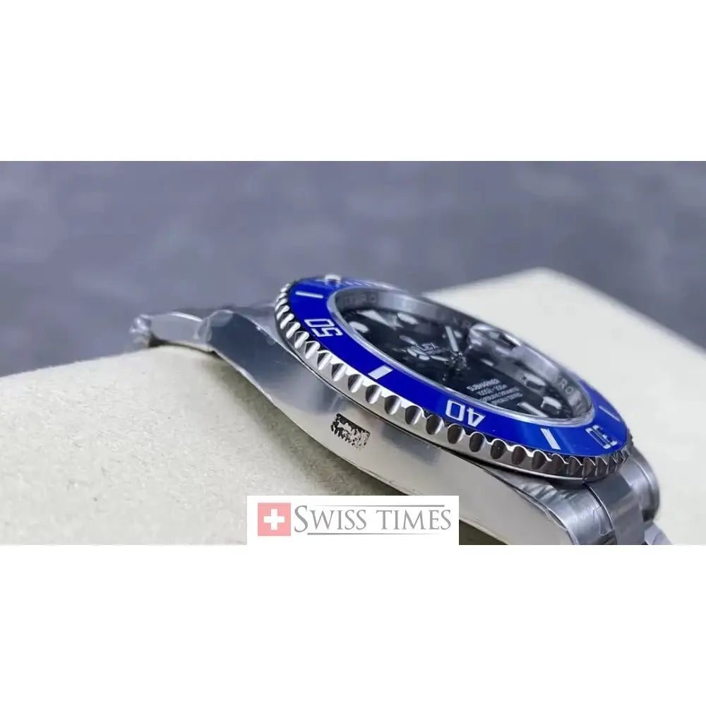 Sub Smurf Black Ceramic Blue Bezel