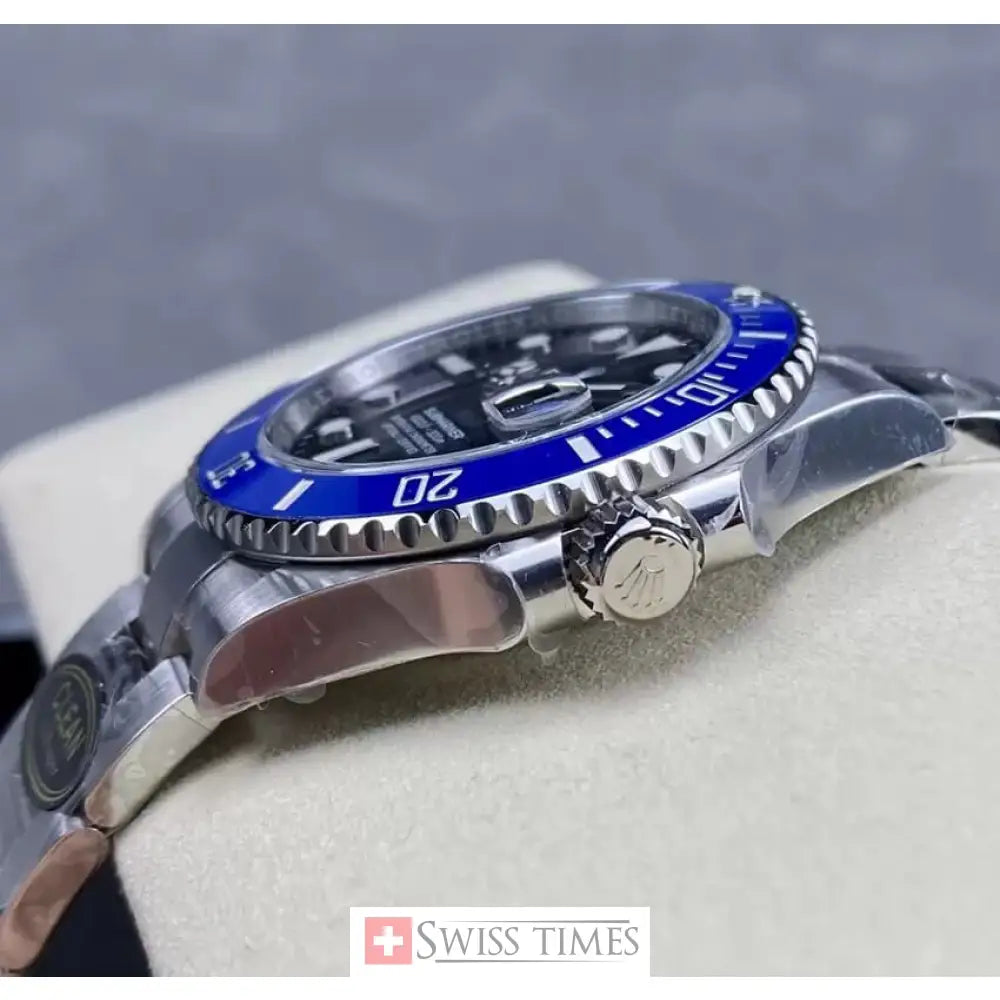 Sub Smurf Black Ceramic Blue Bezel