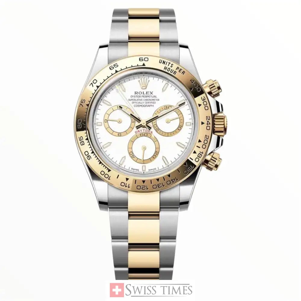 Two Tone White Dial