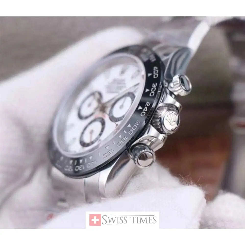 White Dial Ceramic Bezel