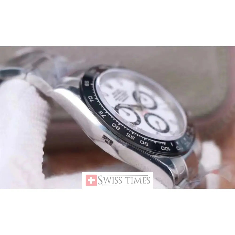 White Dial Ceramic Bezel