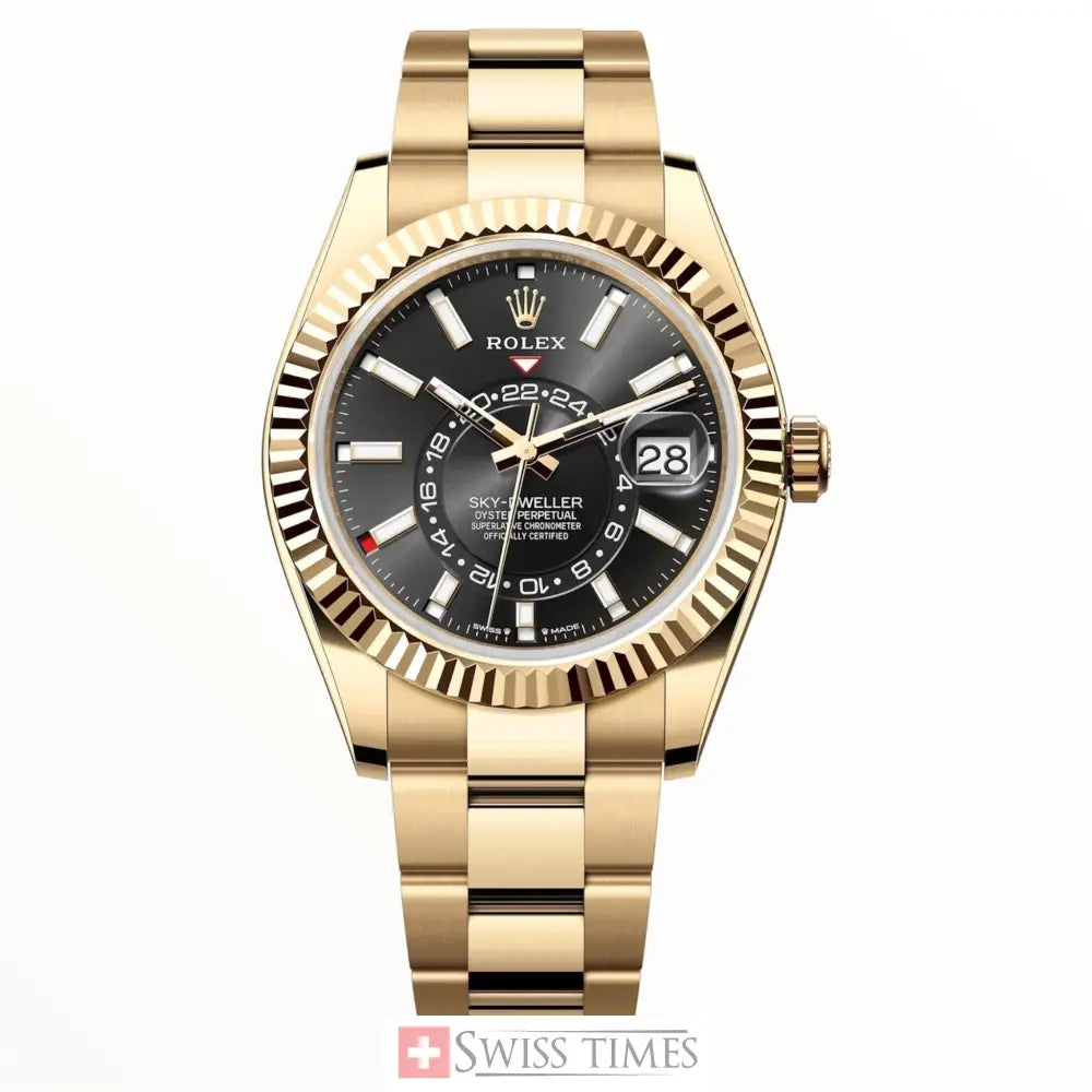 Yellow Gold Black Dial Oyster
