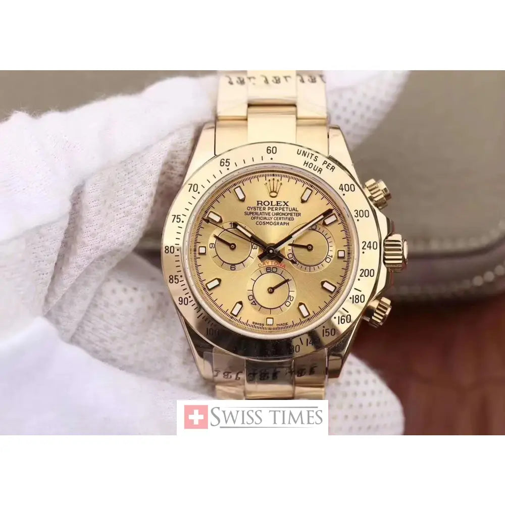 Yellow Gold Champagne Dial 40mm