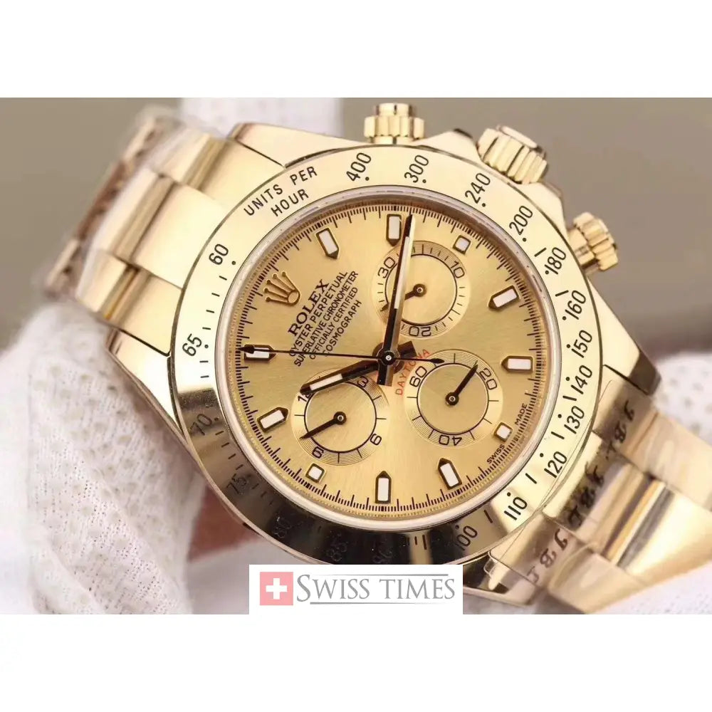 Yellow Gold Champagne Dial 40mm