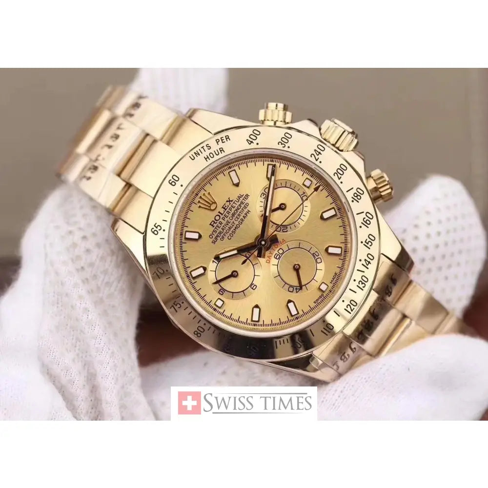 Yellow Gold Champagne Dial 40mm