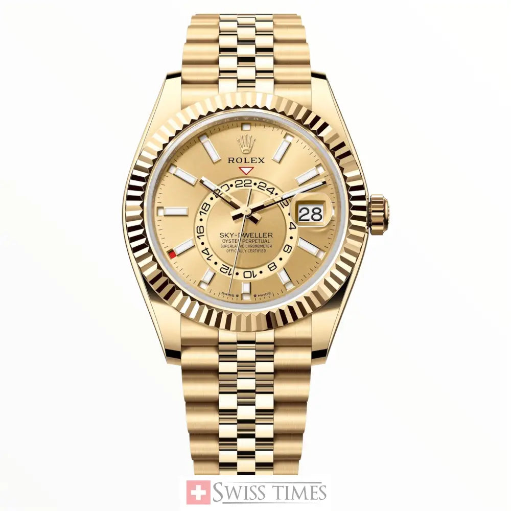 Yellow Gold Champagne Dial Jubille