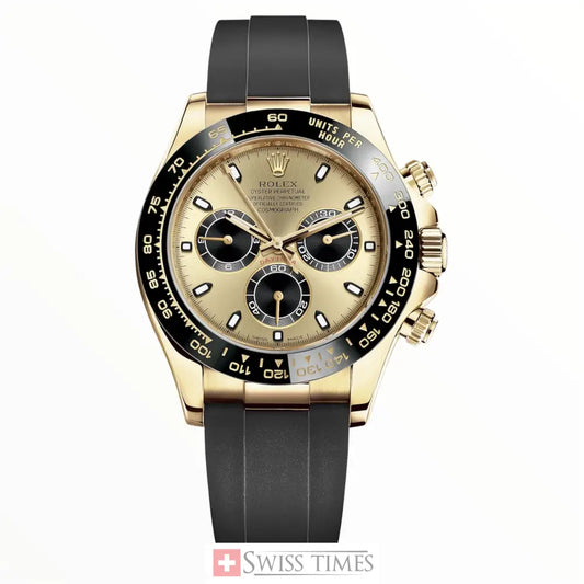 Yellow Gold OysterFlex Strap