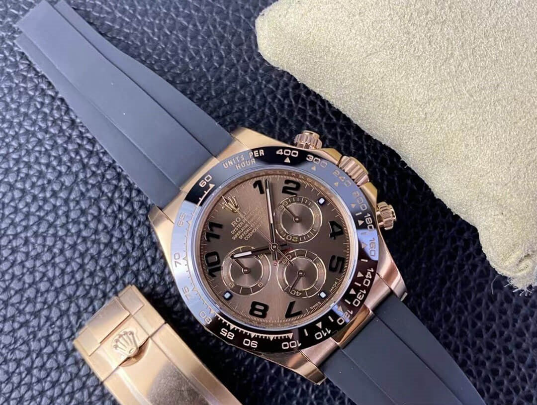 Rolex Daytona Chocolate Numerals Dial Oysterflex